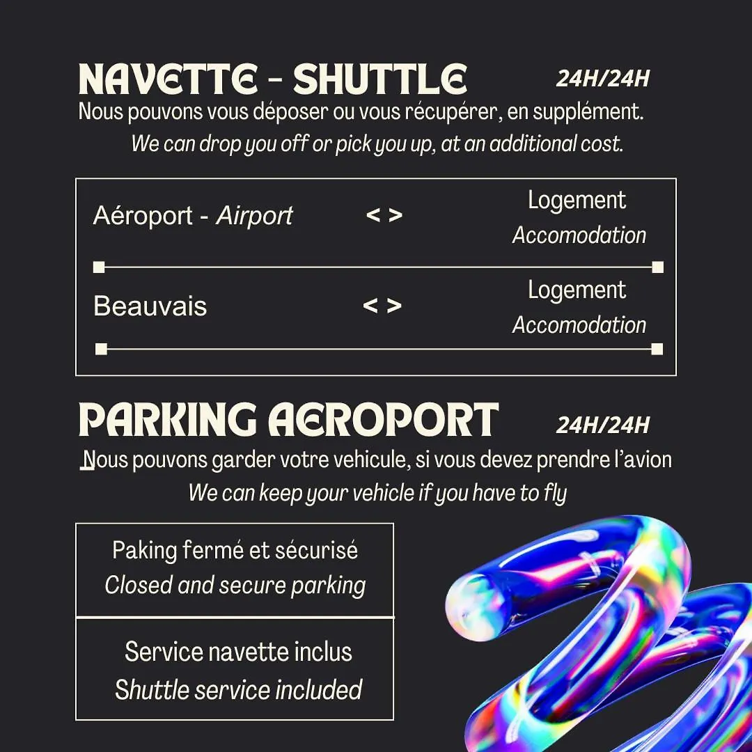 Hébergement de vacances Villa Kay Doudou 60M2 - 5 Min Aeroport - Navette - Parking à Bonlier