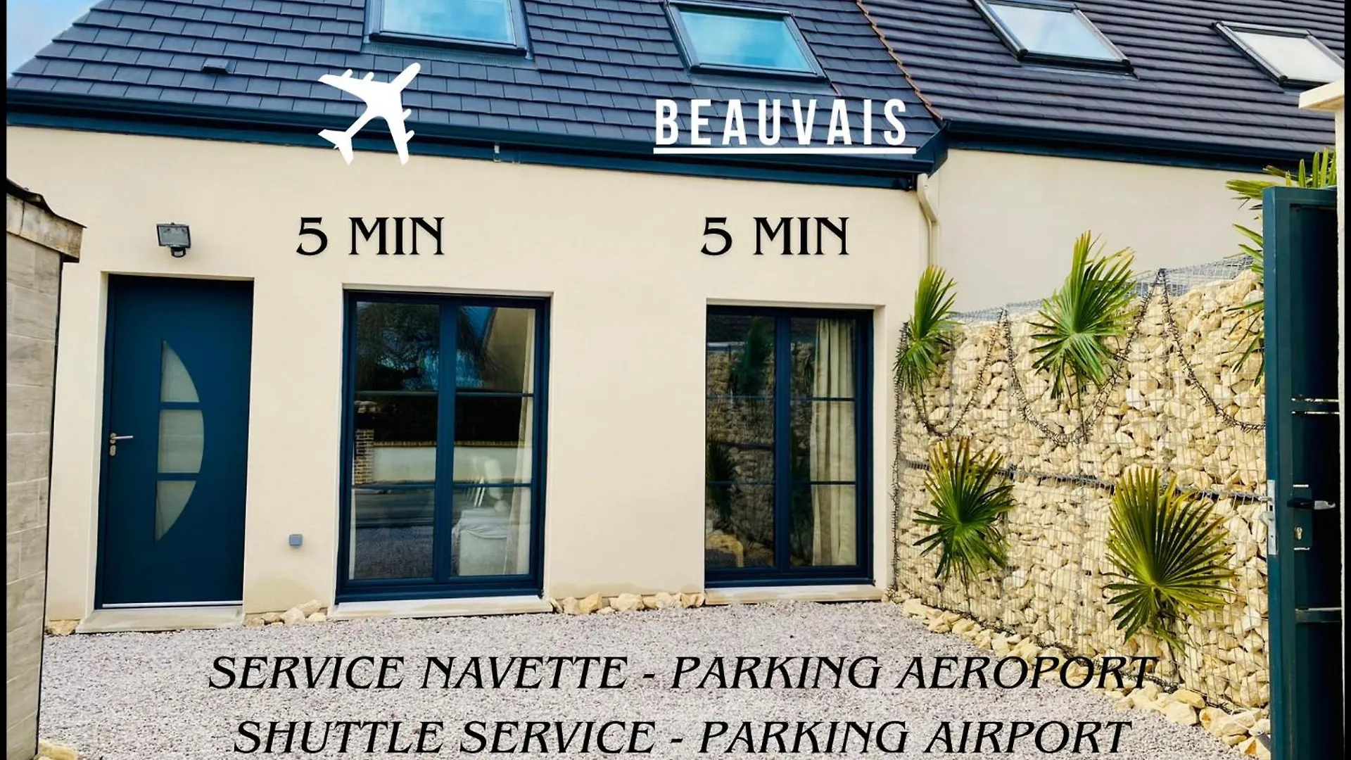 Villa Kay Doudou 60M2 - 5 Min Aeroport - Navette - Parking à Bonlier